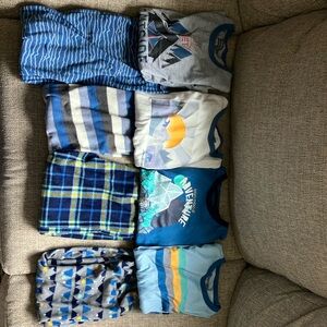 4 pairs of boys Eddie Bauer pajamas